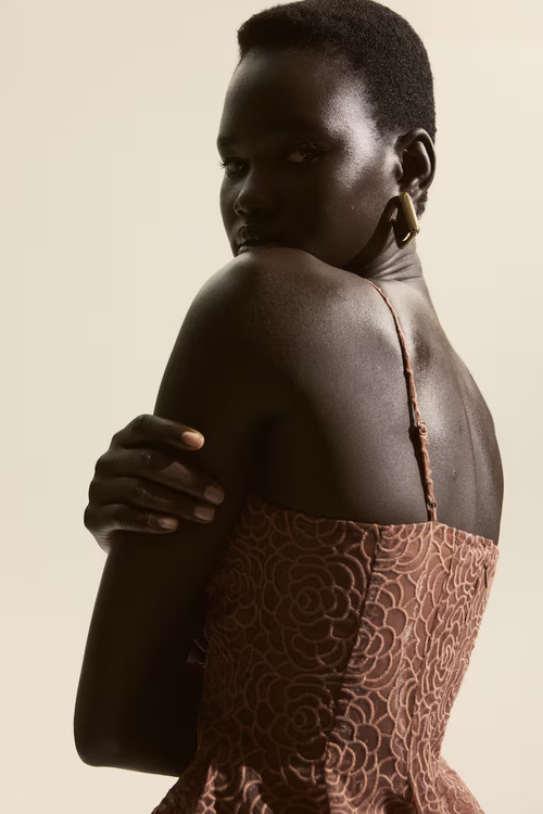 Embroidered Strappy Dress